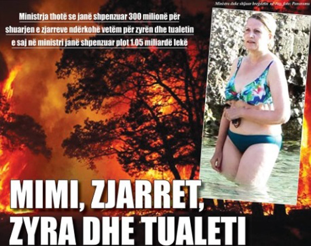 BLEDI KASMI/ Nuk bëhet striptizëm me zjarret zonja ministre!