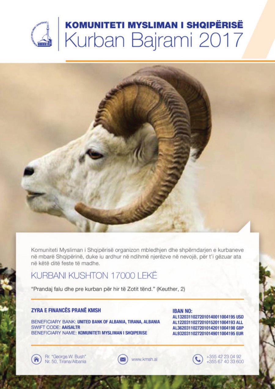 Ja kur është data e Kurban Bajramit