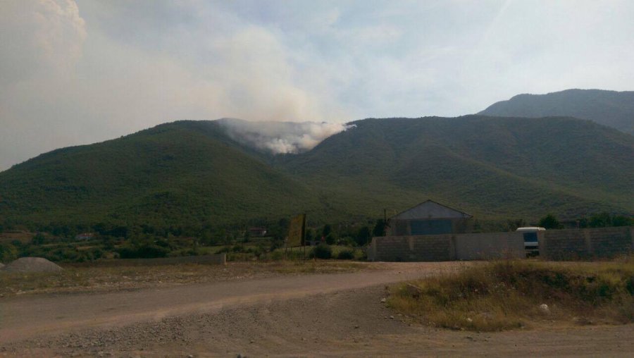 FOTO/ Zjarret nuk ndalen, Bulqiza prej orësh mes flakëve