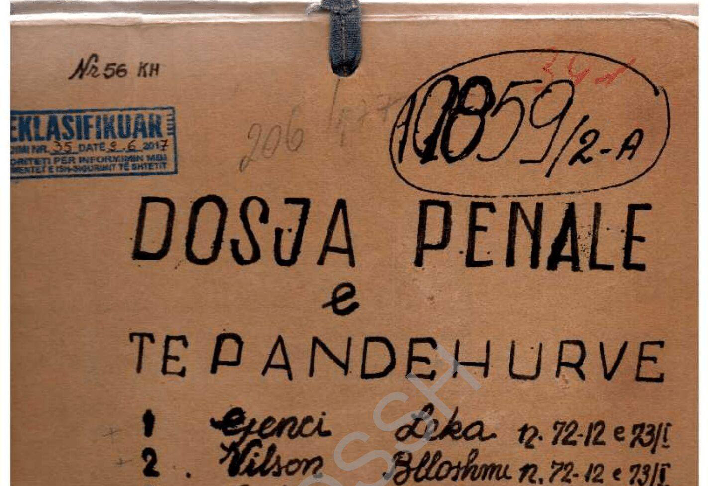 KASTRIOT DERVISHI/ Deklasifikimi i dosjeve të zakonshme, dhe avokatia ndaj ish-Sigurimsave