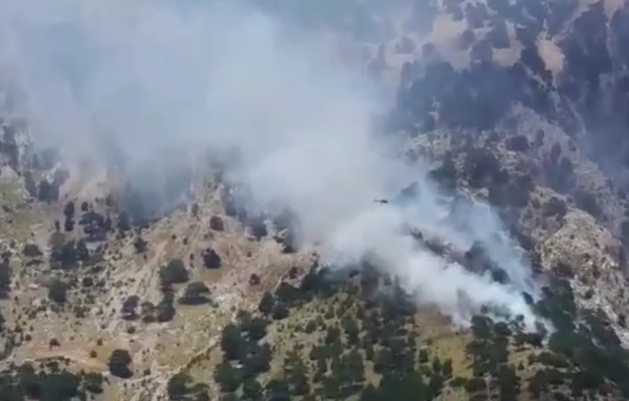 VIDEO/ Llogara, dy helikopterë në luftë më flakët, ja situata në 24 orët e fundit