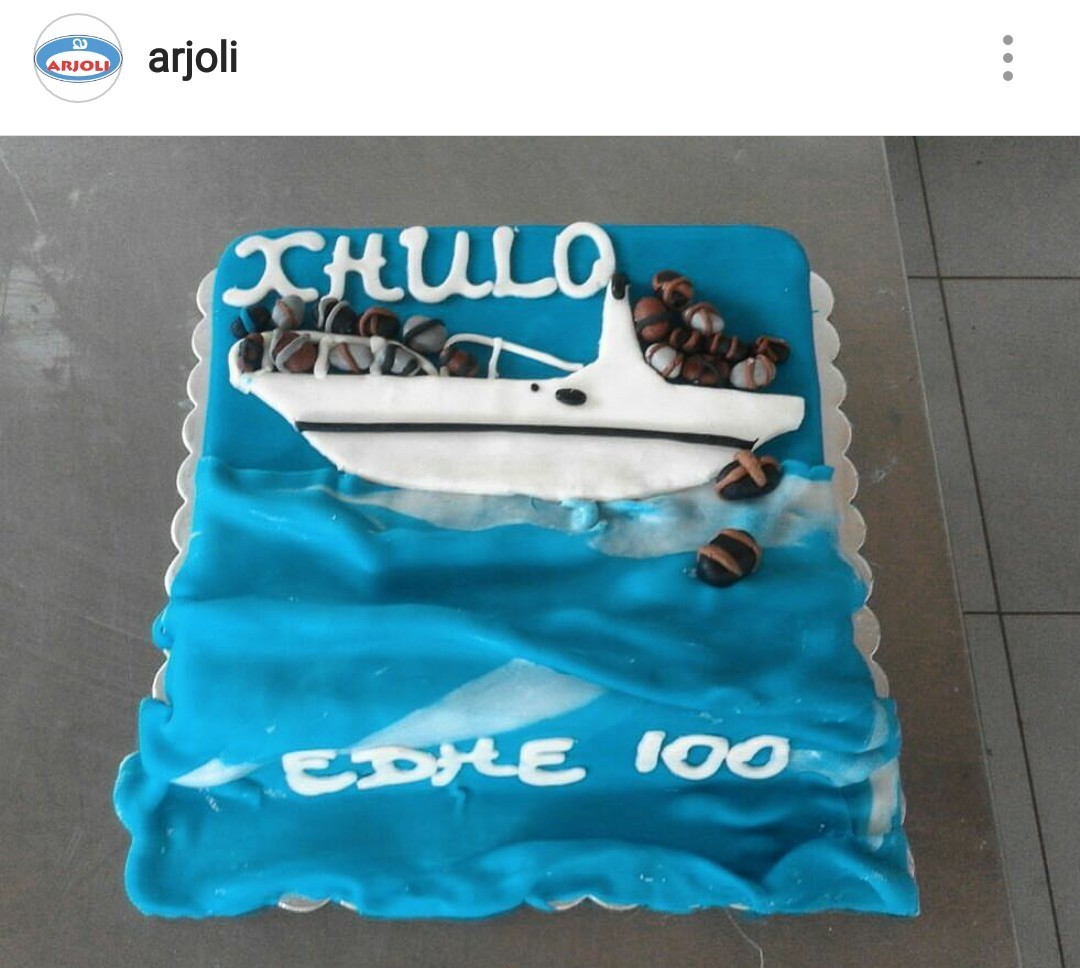 FOTO LAJM/ Torta “origjinale”…, një gomone mbushur me drogë