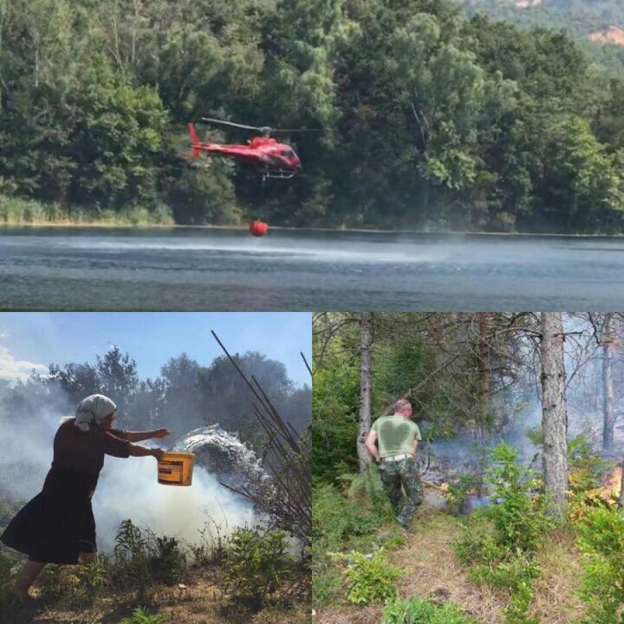 Pishat e Panaritit marrin sërish flakë, kërkohet ndihma e helikopterit