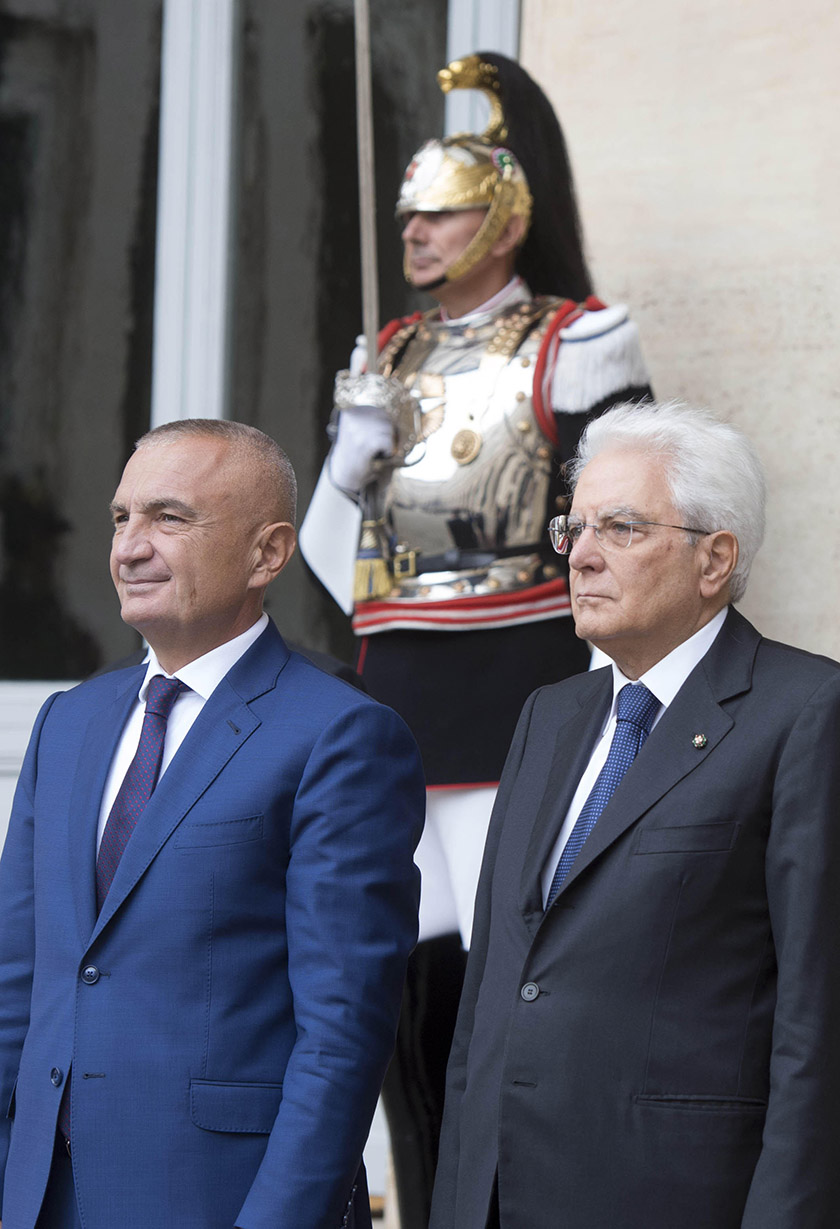 FOTO GALERI/ Itali, Presidenti Ilir Meta pritet nga homolgu Sergio Mattarella