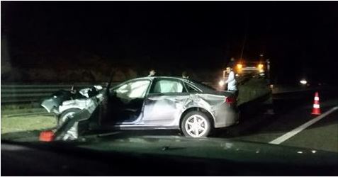 FOTO/ Aksident masiv në autostradën Tiranë – Durrës