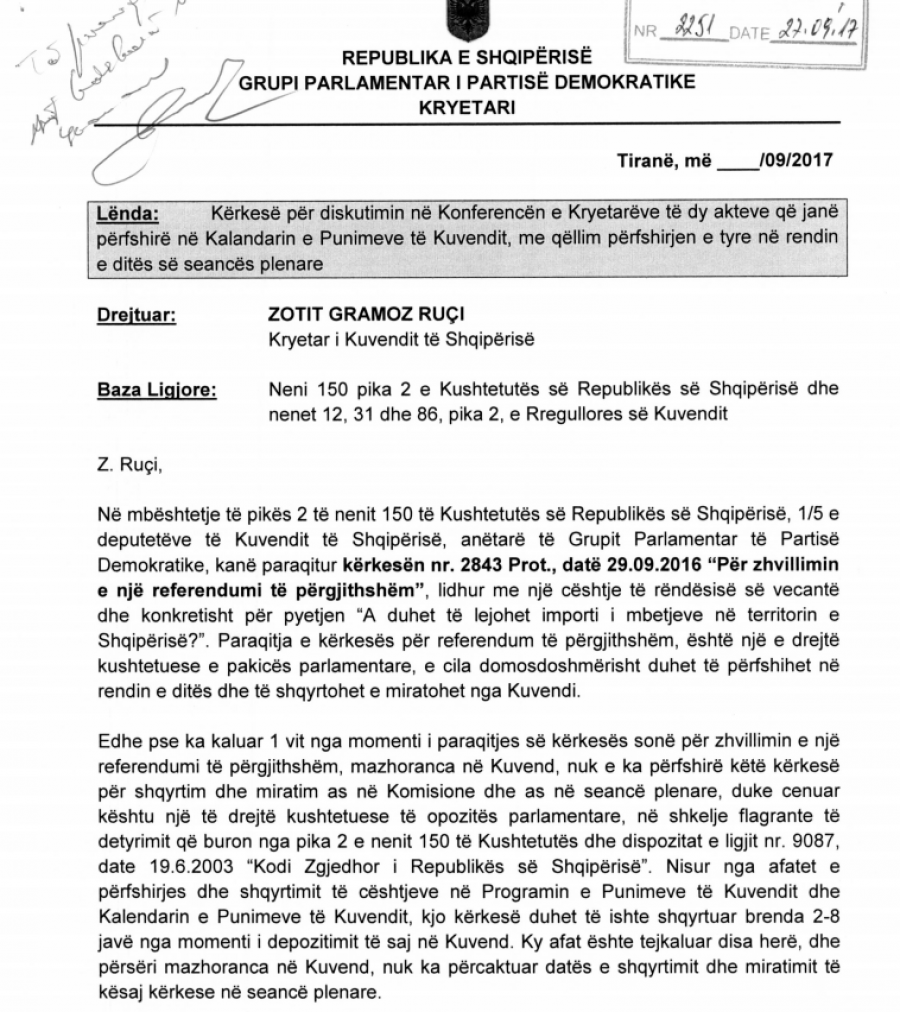 FOTO/ Mblidhet Kuvendi, pritet debat për organet e Vettingut dhe ndalimin e importit të mbetjeve