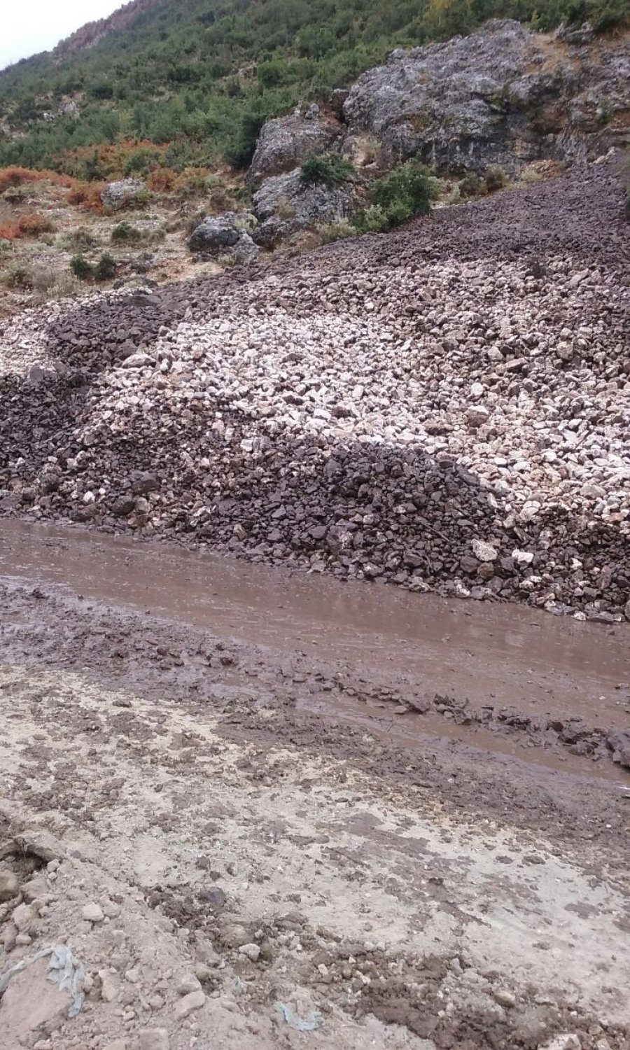 FOTO/ Kujdes nëse kaloni në këtë rrugë, përbën rrezik