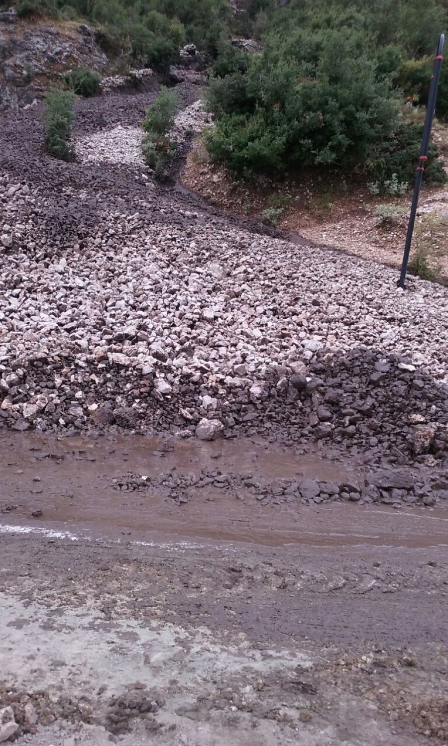 FOTO/ Kujdes nëse kaloni në këtë rrugë, përbën rrezik