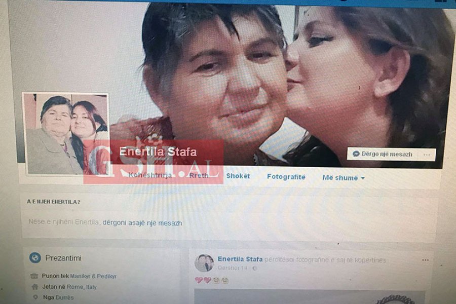 Zbulohen adresat e fb të Enertilës: Familja e saj imagjinare, burri dhe kunatat