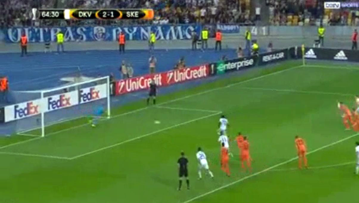 Skënderbeu nuk reziston më shumë se 45 minuta, Dinamo e Kievit përmbys rezultatin