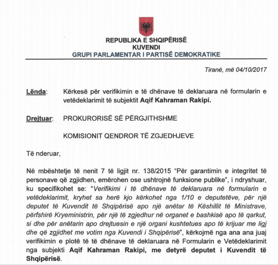 EMRAT & FOTO/ Dekriminalizimi, PD kërkon verifikimin për dy deputetë të mazhorancës