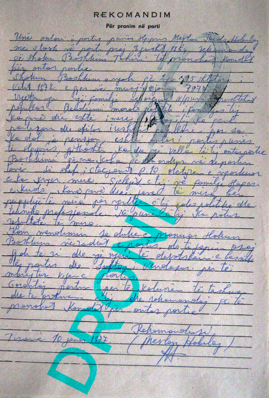 FOTO DOKUMENT/Quiz nga zona Vlorë – Tepelenë, Habilajt garant për pranimin në PPSH të babit të Saimir Tahirit