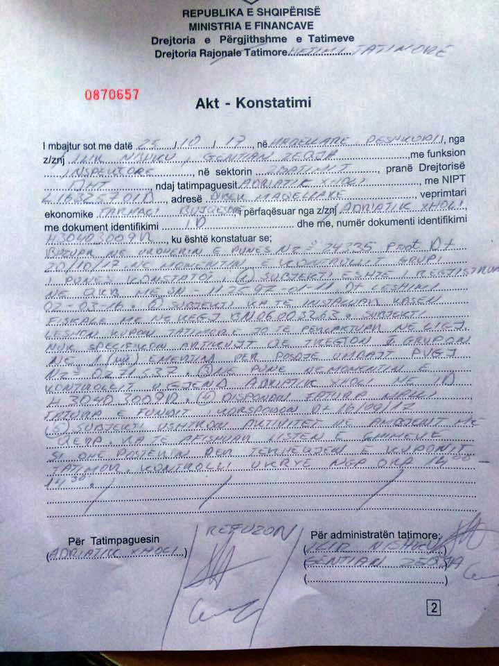 FOTO DENONCIMI/ Dibër, taksidarët e Rilindjes terrorizojnë biznesin e vogël, kontrolle dhe gjobitje selektive