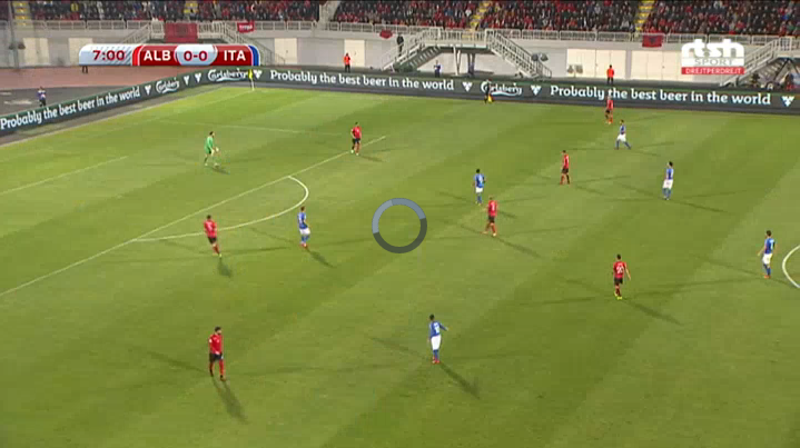 Kuqezinjtë ndalin Italinë për 45 minuta