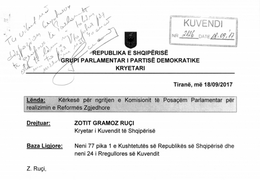 KËRKESA/ Reforma Zgjedhore, ja çfarë synon Partia Demokratike