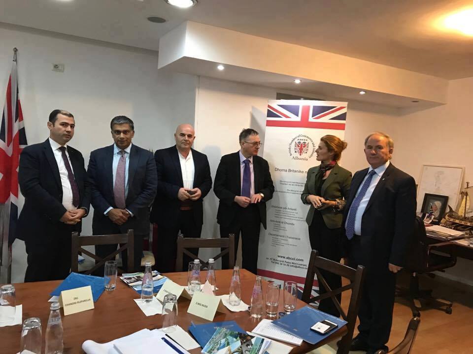 Tetë bashki takim me investitorë britanik, organizuar  nga Dhoma e Tregtisë dhe Industrisë Shqipëri Britani e Madhe