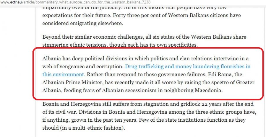 FOTO/ Bie propaganda e Ramës, BE i kujton kryeministrit drogën dhe korrupsionin si dështime qeveritare