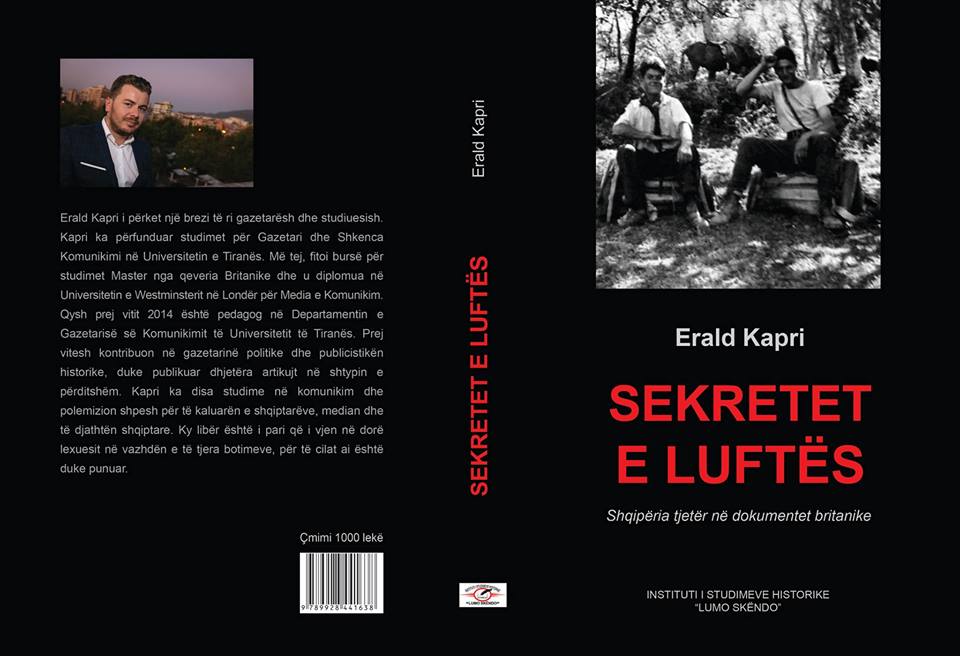 PROMOVIMI/ Erald Kapri nxjerr “Sekretet e Luftës”