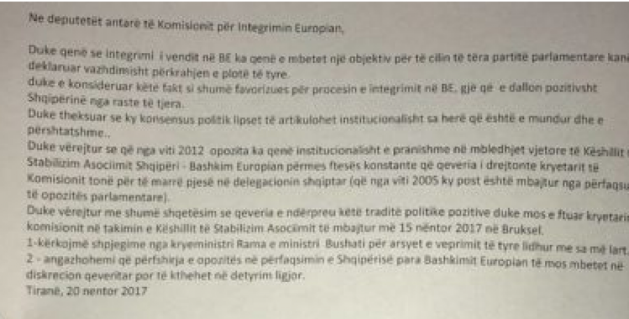 PD: Rama dhe Bushati të na shpjegojnë pse u përjashtuam nga Këshilli i Stabilizim-Asociimit