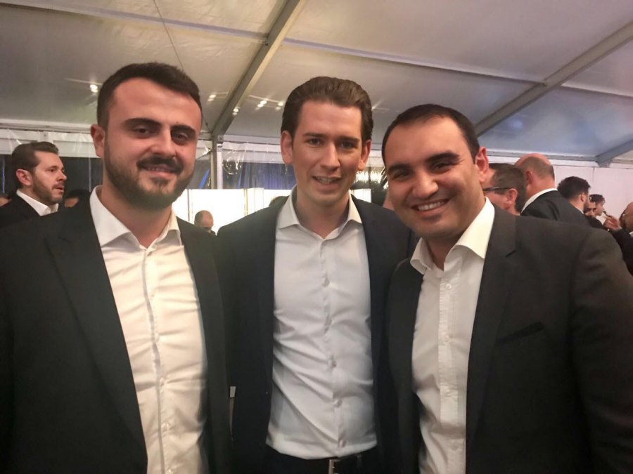 Kreu i FRPD, Belind Këlliçi takon kryeministrin e Austrisë Sebastian Kurz, merr mbështetje për Shqipërinë