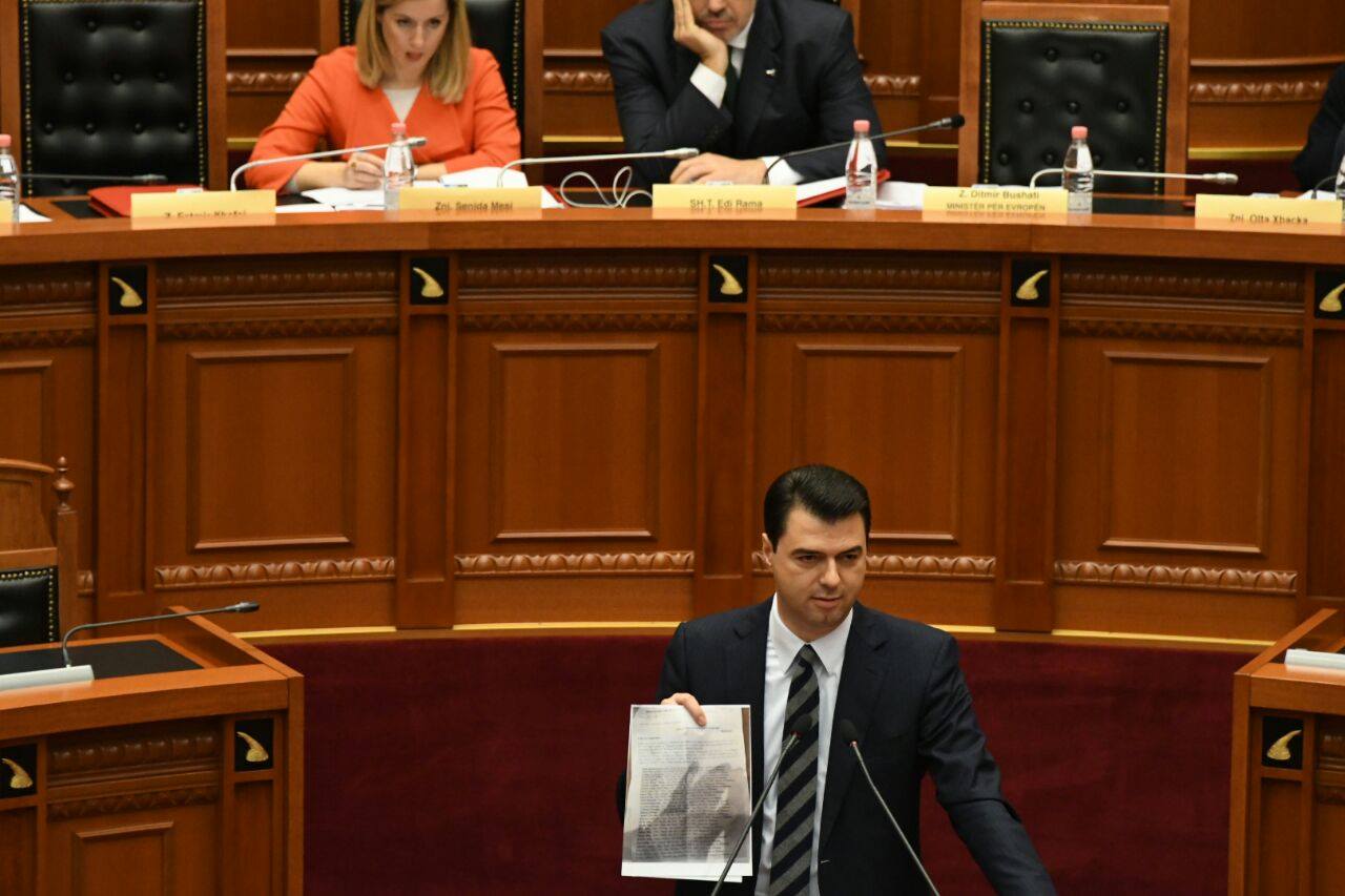 VIDEO/ “Ç’bënte Taulant Balla me kriminelin e Elbasanit në Rumani”, Basha-Ramës: Këtë e ke nën hetim për pastrim parash