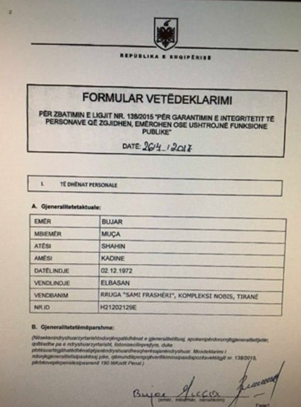 VETËDEKLARIMI/ Deputeti “i dorëhequr” i PDIU-së, nuk mban mend ku dhe kur ka lindur