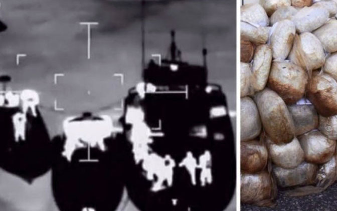 Tre prej të arrestuarve për gomonen me 1.6 ton drogë dalin para prokurorëve të Pireut, ja detajet…