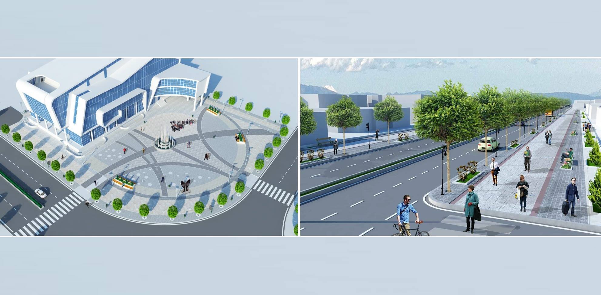 PROJEKTI/ Ja si do të jetë qendra e re dhe pedonalja e Kamzës, gati të nisin punimet nga bashkia