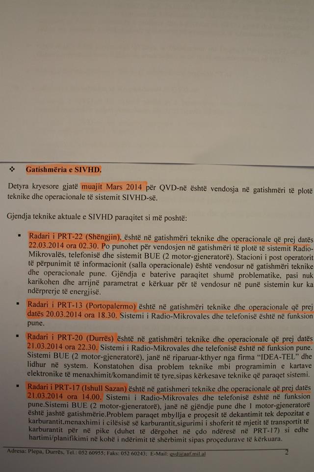 DOKUMENTET e “MIMI–LEAKS” / Zbulohen si u fikën radarët e ushtrisë…