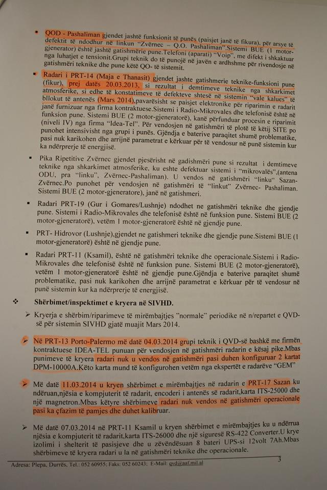 DOKUMENTET e “MIMI–LEAKS” / Zbulohen si u fikën radarët e ushtrisë…