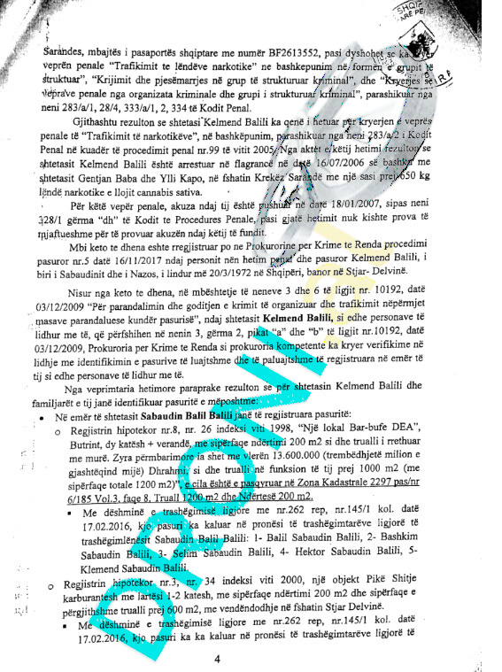 ZBARDHET VENDIMI/ Ja pasuritë e sekuestruara të Klement Balilit