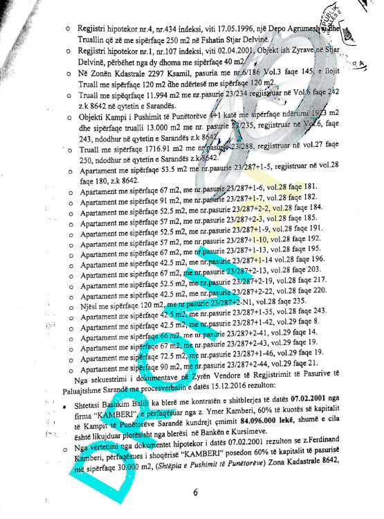 ZBARDHET VENDIMI/ Ja pasuritë e sekuestruara të Klement Balilit