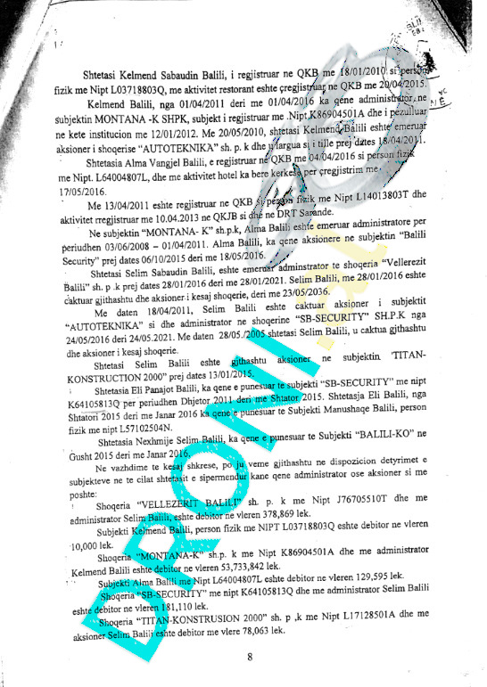 ZBARDHET VENDIMI/ Ja pasuritë e sekuestruara të Klement Balilit