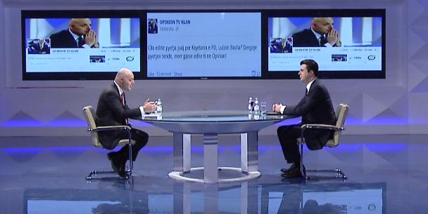 Lulzim Basha përballet sot me gazetarët te ‘Opinion’ i Blendi Fevziut