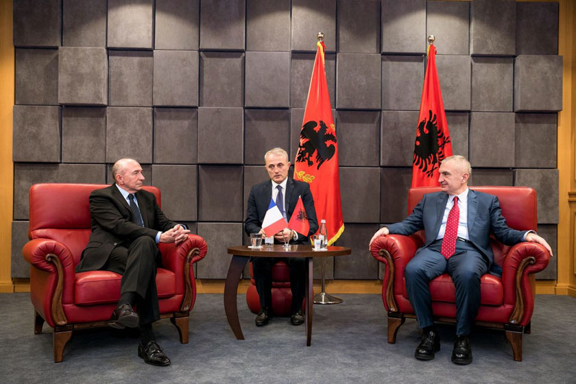 Presidenti Ilir Meta priti Ministrin e Brendshëm të Francës, Gérard Collomb