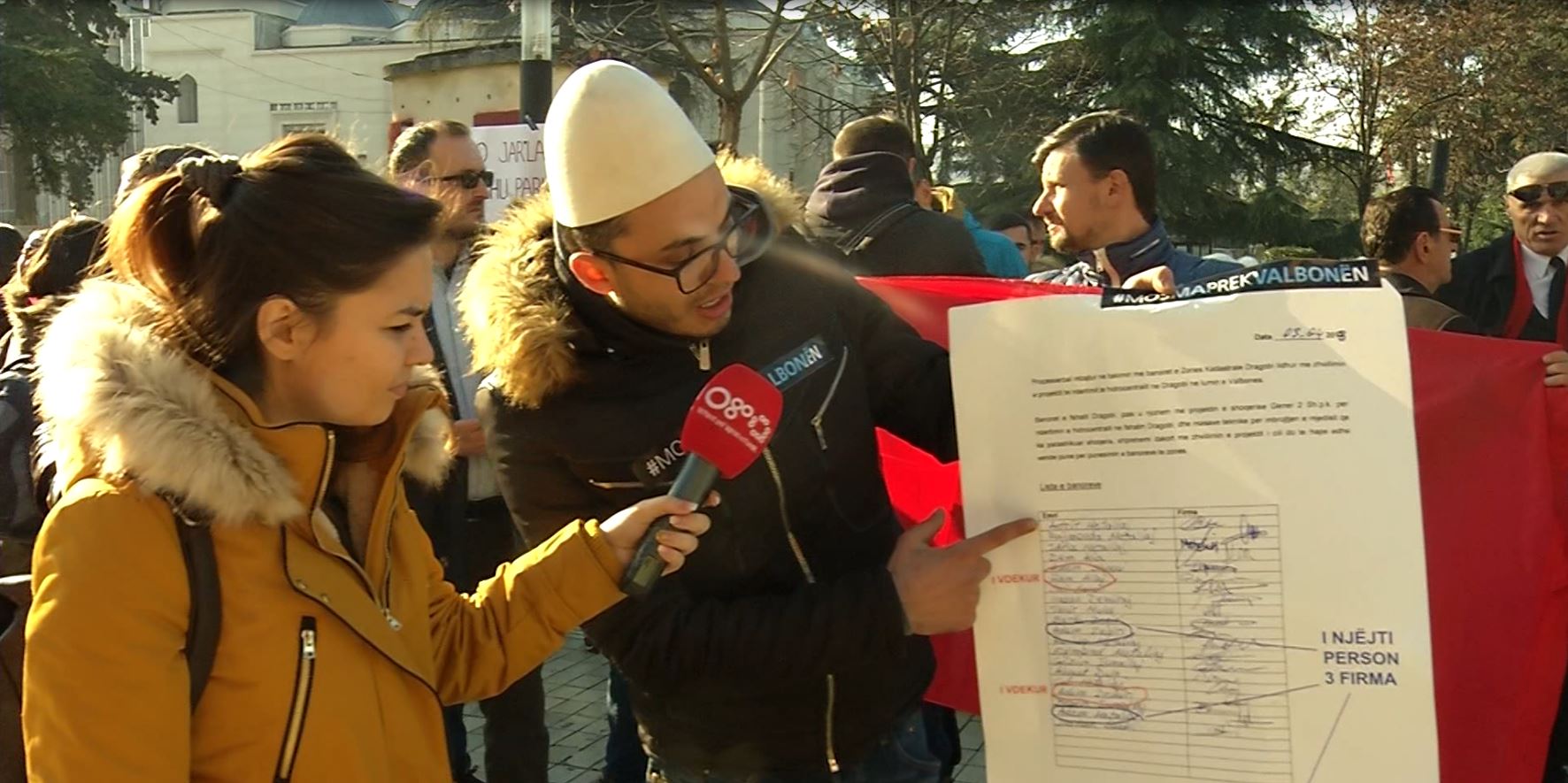 “Mos ma prek Valbonën”, marshimi protestuesve ndal para kryeministrisë me kërkesën për anulimin e projektit