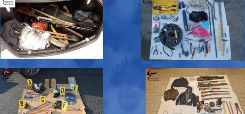 FOTO/ Itali, shkatërrohet  banda me 6 shqiptarë, 500 mijë euro grabitje në 53 vjedhje