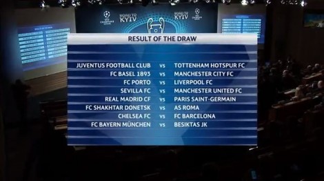 FOTO/ Hidhet shorti i 1/8-ve në Champions, 2 gjigandët iberikë në përballje ferri, ja përplasjet e tjera …