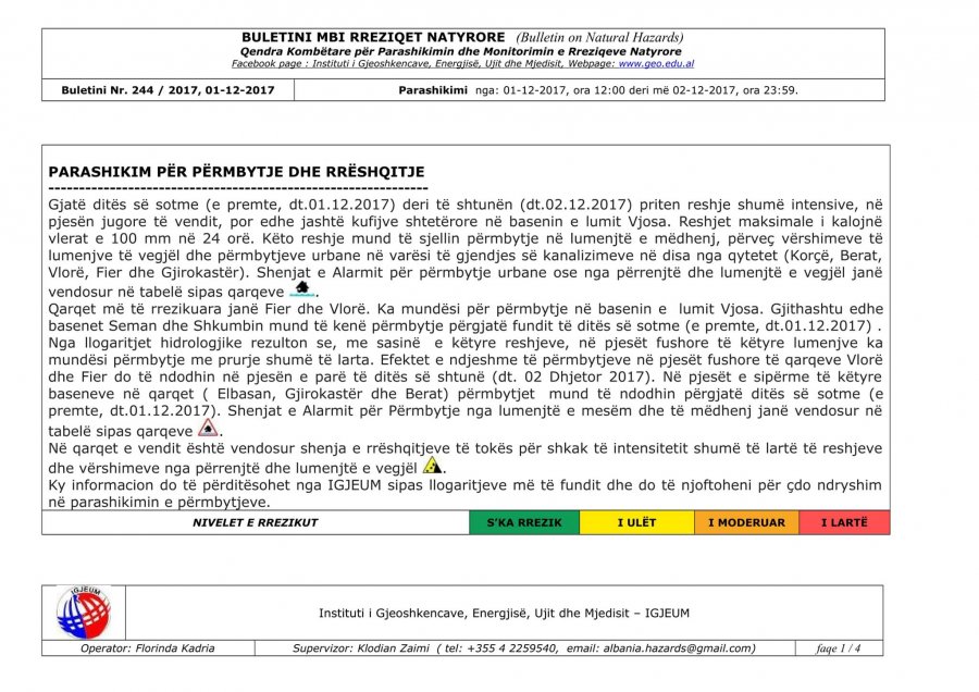 FOTO GALERI/ Reshjet vazhdojnë dhe sot, fatkeqësisht moti nuk premton për zonat e përmbytura