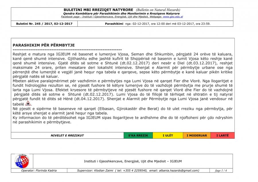 FOTO GALERI/ Moti do të përmirësohet, por ja kur do tërhiqet “përbindëshi” Vjosa…