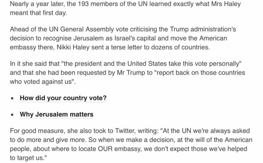 FOTO/ SHBA i shpall “luftë” atyre që votuan kundër, një letër me mesazh të fortë është dërguar së fundmi