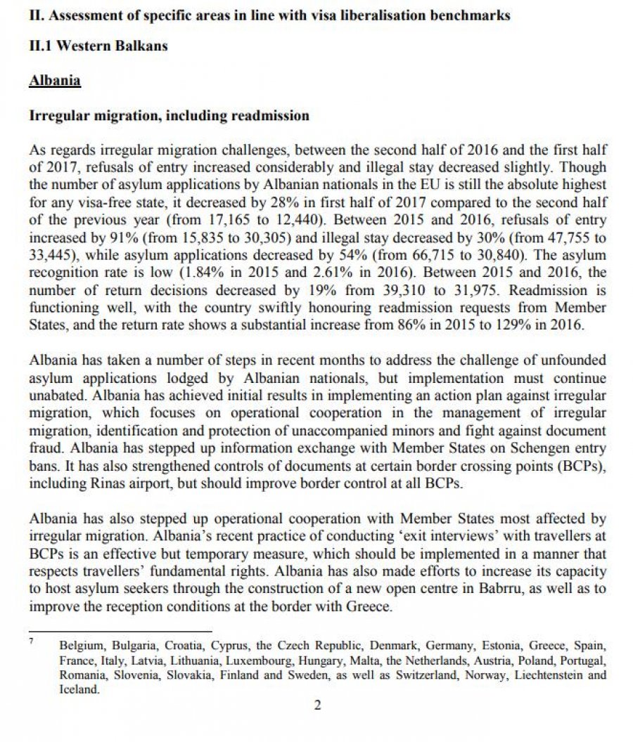 FOTO/ Raporti i BE: Kufijtë e Shqipërisë të pasigurtë, vendi rrezikon kthimin e vizave, ja 8 kushtet për qeverinë