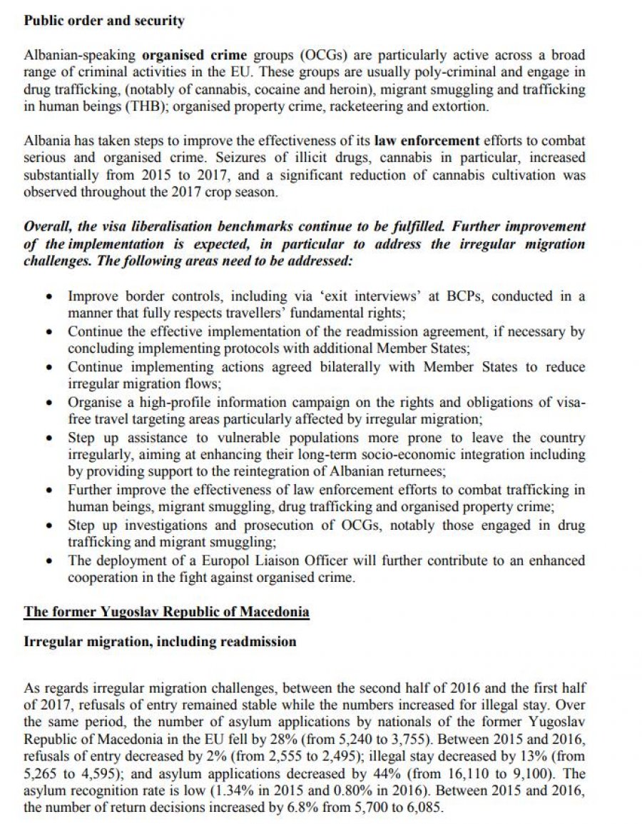 FOTO/ Raporti i BE: Kufijtë e Shqipërisë të pasigurtë, vendi rrezikon kthimin e vizave, ja 8 kushtet për qeverinë