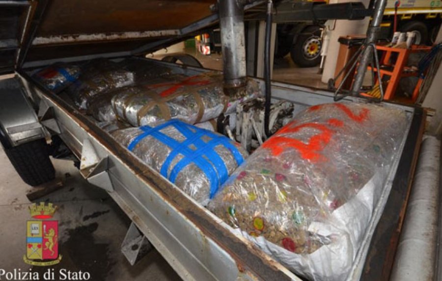 DETAJE/ Ja ku e fshihte shqiptari i arrestuar në Itali marijuanën me vlerë 2 milionë euro