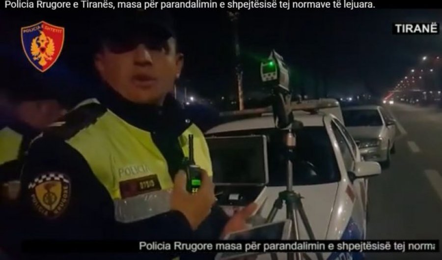 VIDEO/ Tabela thotë 40, por ja ç’bëjnë shoferët gjatë natës në rrugët e Tiranës