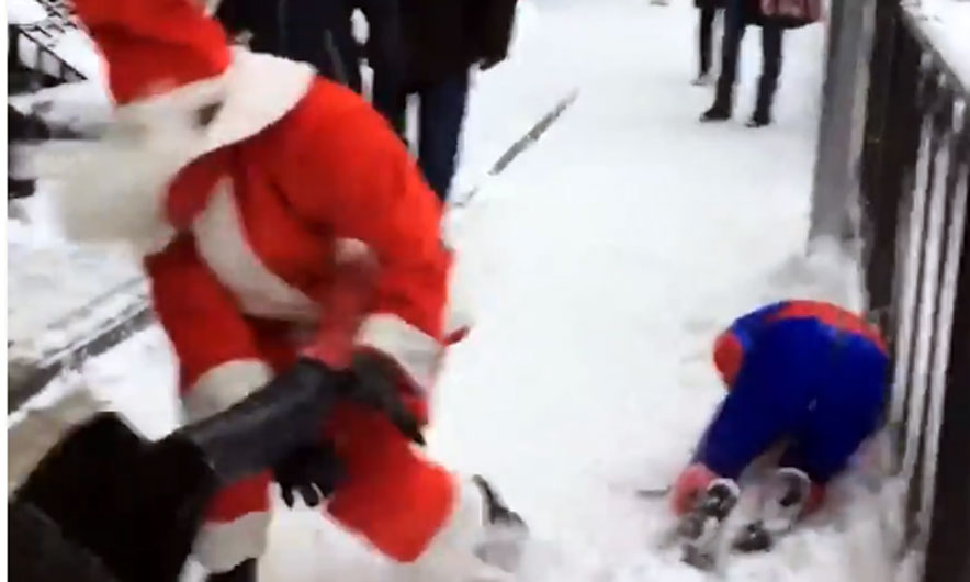 VIDEO/ Batman rreth Spiderman, Babagjyshi rreth Batman