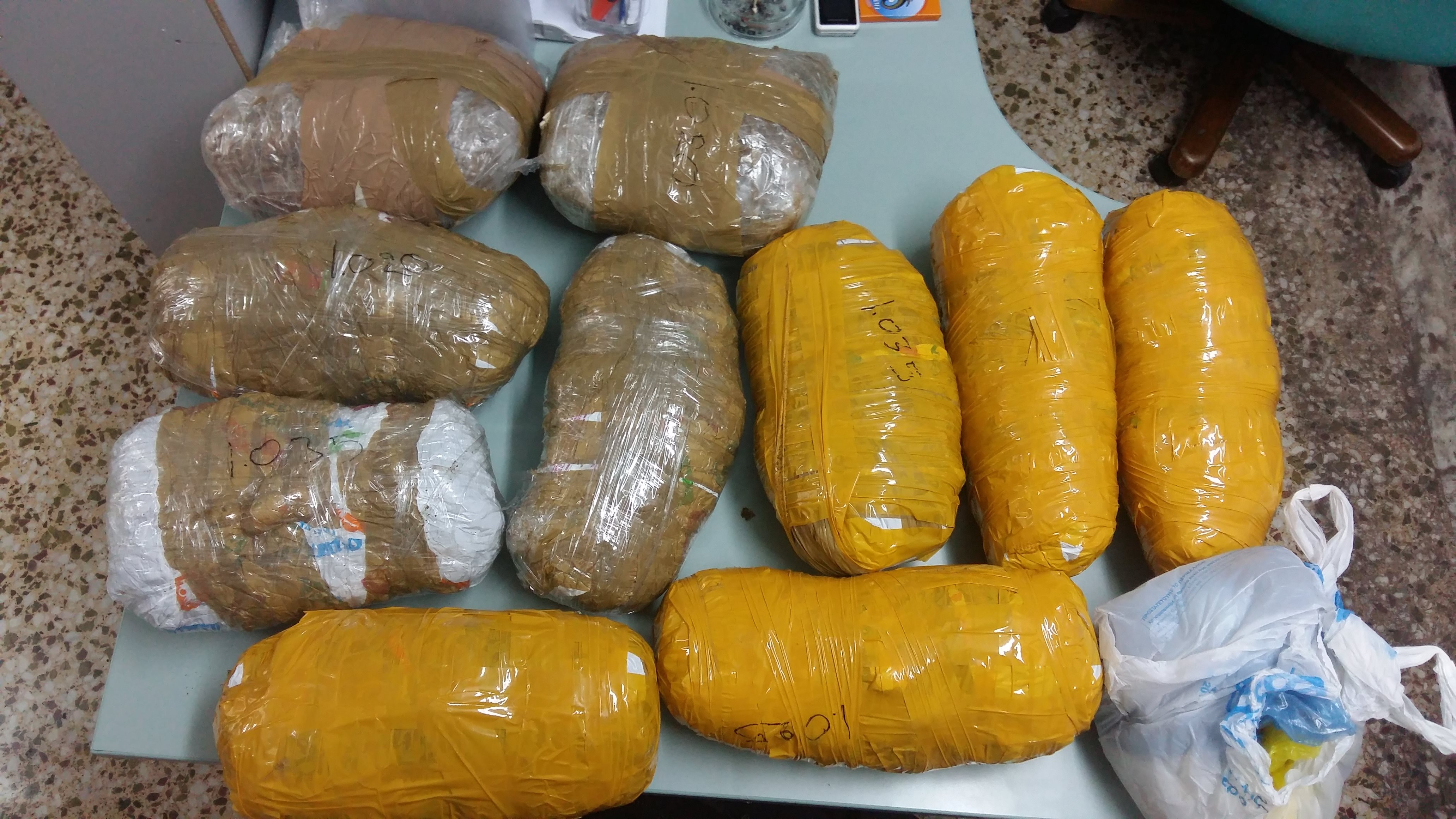 FOTO GALERI/ Greqi, goditet organizata e drejtuar nga shqiptari, 500 mijë euro trafik kanabisi dhe kokaine