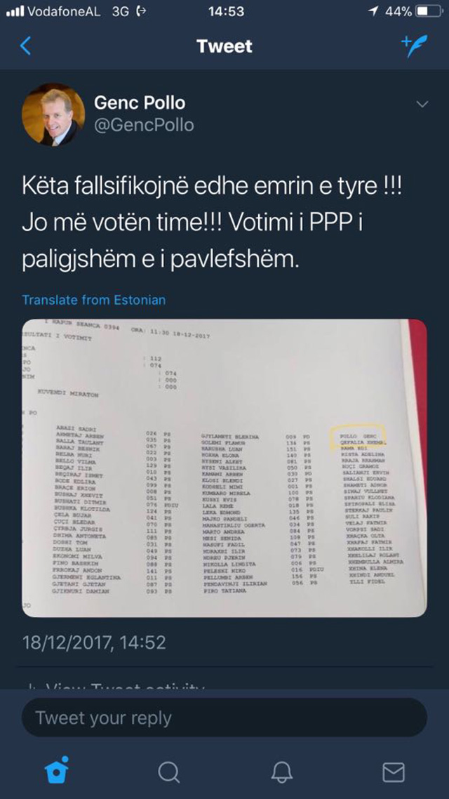 FOTO & EMRA/ Ja deputetët e PD-së që u vodhi kartat Taulant Balla