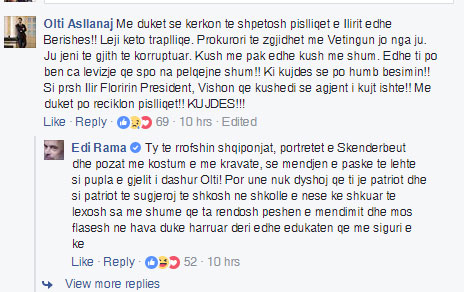 ‘Po ricikilon pislliqet’, Rama nuk e ndal ofensivën ndaj komentuesve: Ty të rrofshin shqiponjat se mendjen e ke…