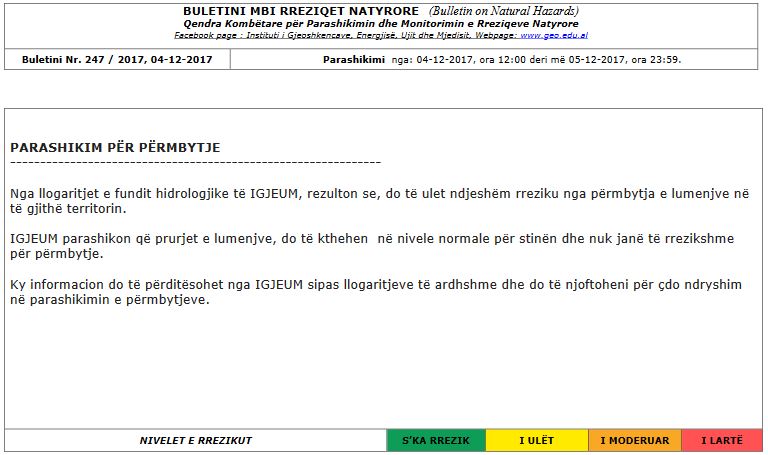 MOTI & HARTA/ Nesër ndalin reshjet e shiut, ja çfarë do të ndodhë me lumenjtë